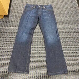 Paul Smith Jeans Mens  Button Fly Blue Denim Dark Wash Size 34L